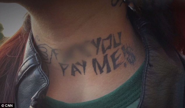 Barcode Slave Tattoo Porn - Female slave Tattoos